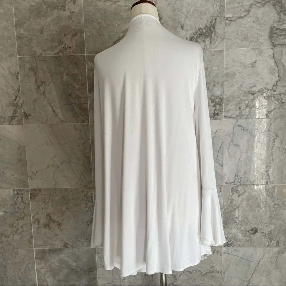 JJ Winks Ribbed Belle Cardigan Robe - Picture 6 of 8
